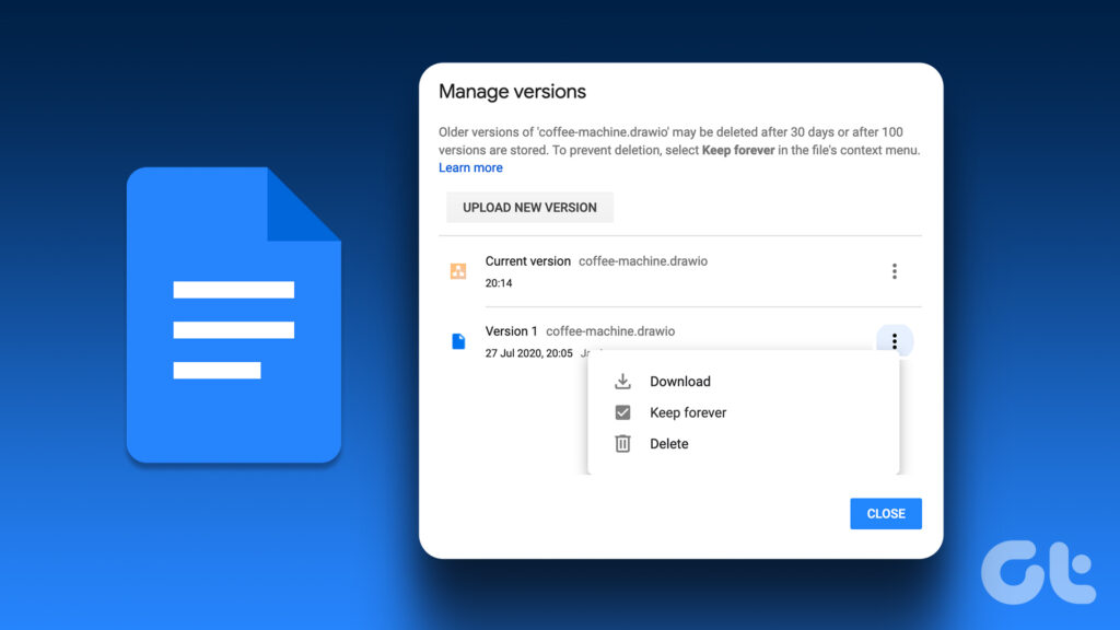 View and Manage Version History in Google Docs